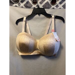 NWT Lane Bryant Cacique Comfort Bliss Lightly Lined Multi-Way Strapless Bra 38G